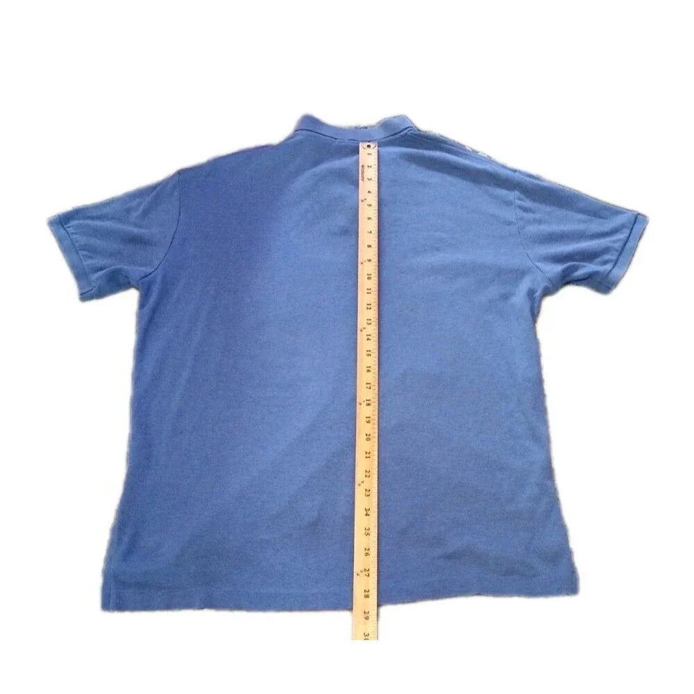 Polo Ralph Lauren Men's Classic Fit Mesh Polo Shirt Blue Size L W/ Defect